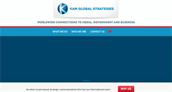 Desktop Screenshot of kamglobalstrategies.com